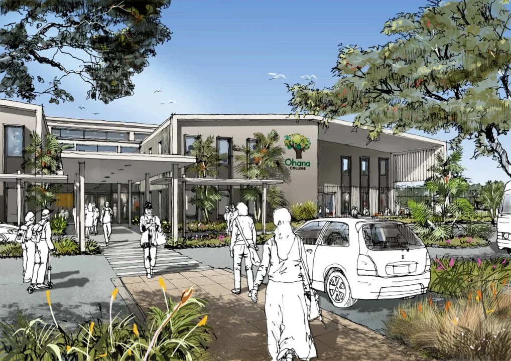 Ohana College: Stages 1 & 2, Mitsubishi Electric VRF + Actron split-ducted + kitchen exhaust