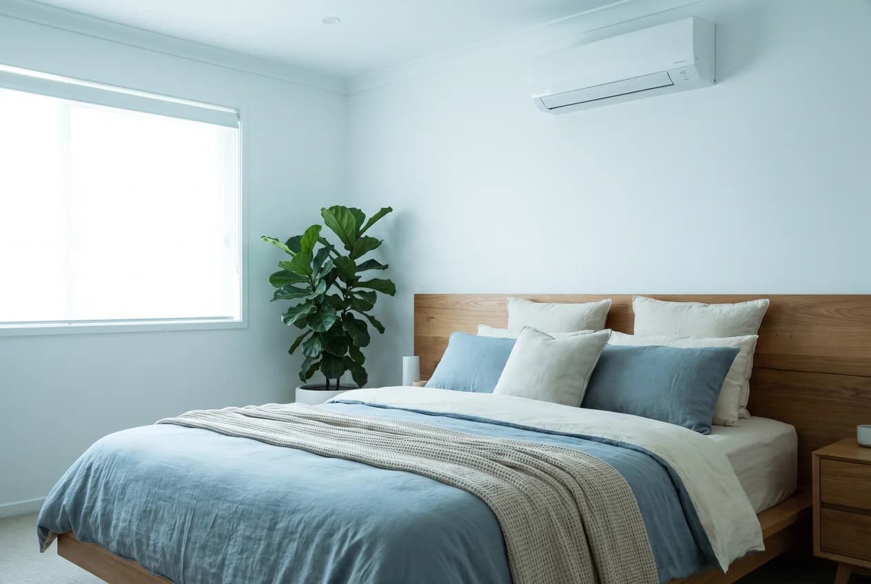 Fujitsu multi-split air conditioning in a modern Brisbane home